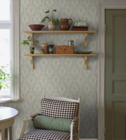 Kvarnholmen Wallpaper by Borastapeter Green