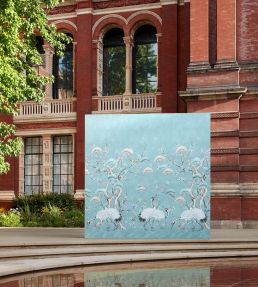 Kyoto Blossom Mural by 1838 Wallcoverings Sandstone
