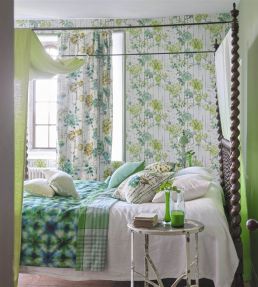 Kyoto Flower Wallpaper by Designers Guild Emerald