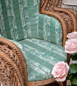 Kyoto Stripe Fabric by Zoffany Russet