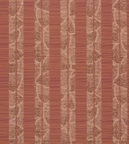 Kyoto Stripe Fabric by Zoffany Russet