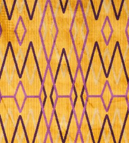 Kyoto Trellis Fabric by Schumacher Saffron