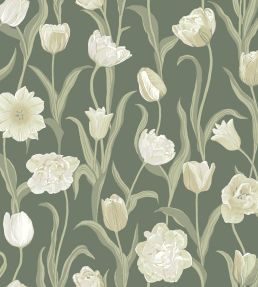 La Belle Epoque Wallpaper by Borastapeter Green