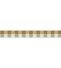 La Charmante Border Wallpaper by Casadeco Argile Verte