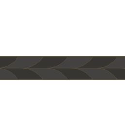 La Festive Border Wallpaper by Casadeco Noir Fusain