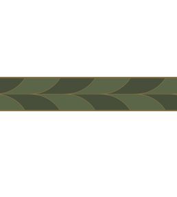 La Festive Border Wallpaper by Casadeco Vert Taiga