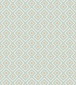 La Fiorentina Small Wallpaper by GP & J Baker Aqua