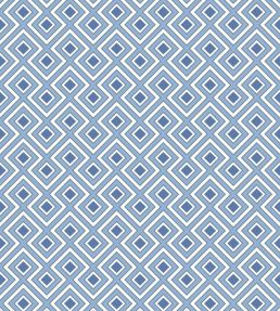 La Fiorentina Small Wallpaper by GP & J Baker Blue