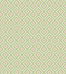 La Fiorentina Small Wallpaper by GP & J Baker Green/Blush
