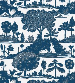 La Foret Wallpaper by Thibaut Navy
