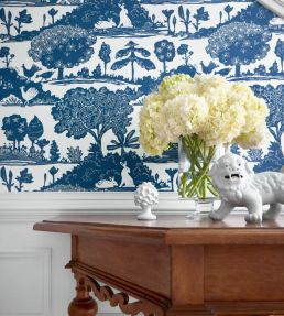 La Foret Wallpaper by Thibaut Blush