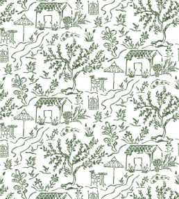 La Quintinie Fabric by Nina Campbell Eucalyptus