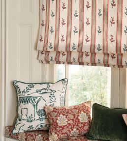 La Quintinie Fabric by Nina Campbell Teal
