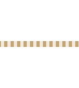 La Retro Border Wallpaper by Casadeco Jaune Ocre