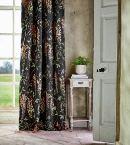 Laburnum Falls Fabric by Sanderson Ebony & Inkwood