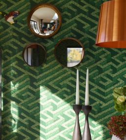 Labyrinth Wallpaper by Josephine Munsey Green