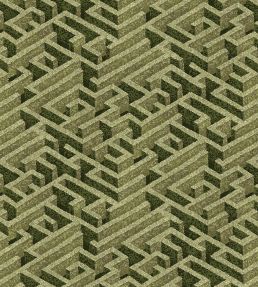 Labyrinth Fabric by Josephine Munsey Olive