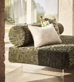 Labyrinth Fabric by Zinc Ochre