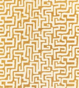 Labyrinth Fabric by Zinc Ochre