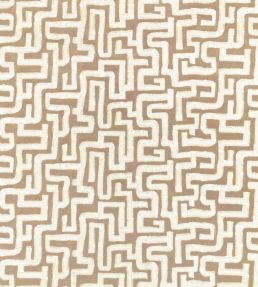 Labyrinth Fabric by Zinc Taupe