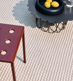 Brink & Campman Lace Outdoor rug Sage Grey-White Sand 497201-140200-US Sage Grey-White Sand