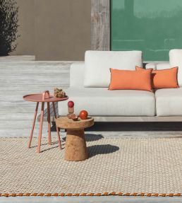 Brink & Campman Lace Tricolore rug White-Sand-Mango 496901-140200 White-Sand-Mango