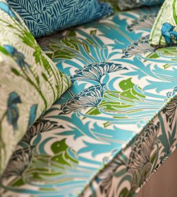 Laceflower Fabric by Morris & Co Pistachio/Lichen