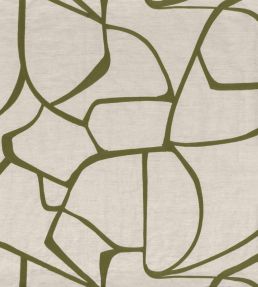Lacis Fabric by Casamance Olive