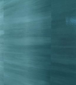 Lacquer Wallpaper by Zinc Electric Teal