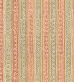 Ladbroke Stripe Fabric by Mulberry Home Red/Green