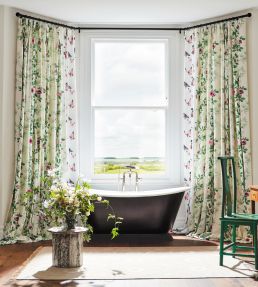 Lady Alford Fabric by Harlequin Fig Blossom / Magenta
