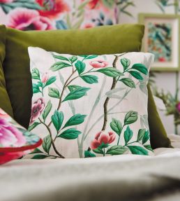 Lady Alford Fabric by Harlequin Fig Blossom / Magenta