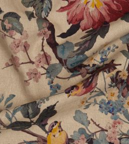 Lady Kristina Rose in Ladbroke Linen Fabric by Liberty Dragonfly