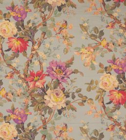 Lady Kristina Rose in Vintage Velvet Fabric by Liberty Pewter