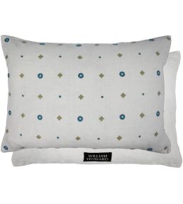 Laghu Cushion 50 x 35cm by William Yeoward Duck Egg