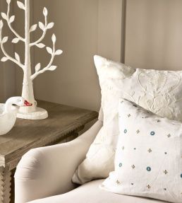 Laghu Cushion 50 x 35cm by William Yeoward Duck Egg