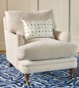 Laghu Cushion 50 x 35cm by William Yeoward Indigo