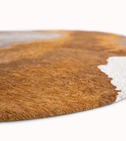 Louis De Poortere Lagoon Round rug Chestnut 115460 Chestnut