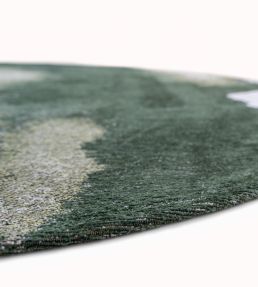 Louis De Poortere Lagoon Round rug Palm Green 115470 Palm Green