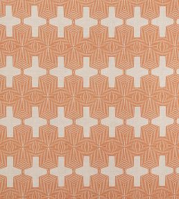 Laguna Fabric by Christopher Farr Cloth Orange