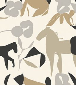 Laidun Wallpaper by Marimekko Greige