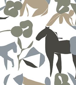 Laidun Wallpaper by Marimekko Grey