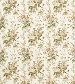 Lakeland Paradis Fabric by Sanderson Walnut