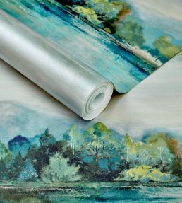 Lakeside Wallpaper by 1838 Wallcoverings Fern