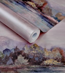 Lakeside Wallpaper by 1838 Wallcoverings Sunset