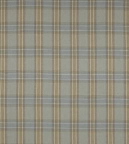Lamorna Check Fabric by Colefax and Fowler Old Blue