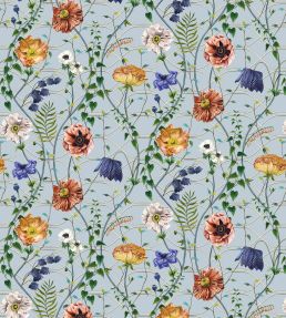 Lamorran Trail Fabric by Osborne & Little Blue