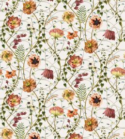 Lamorran Trail Fabric by Osborne & Little Pink