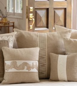 Lanai Embroidered Border Trimming by Samuel & Sons Kelp