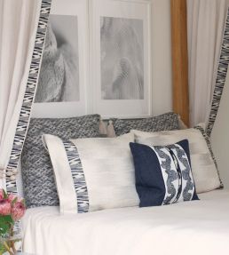 Lanai Embroidered Border Trimming by Samuel & Sons Kelp